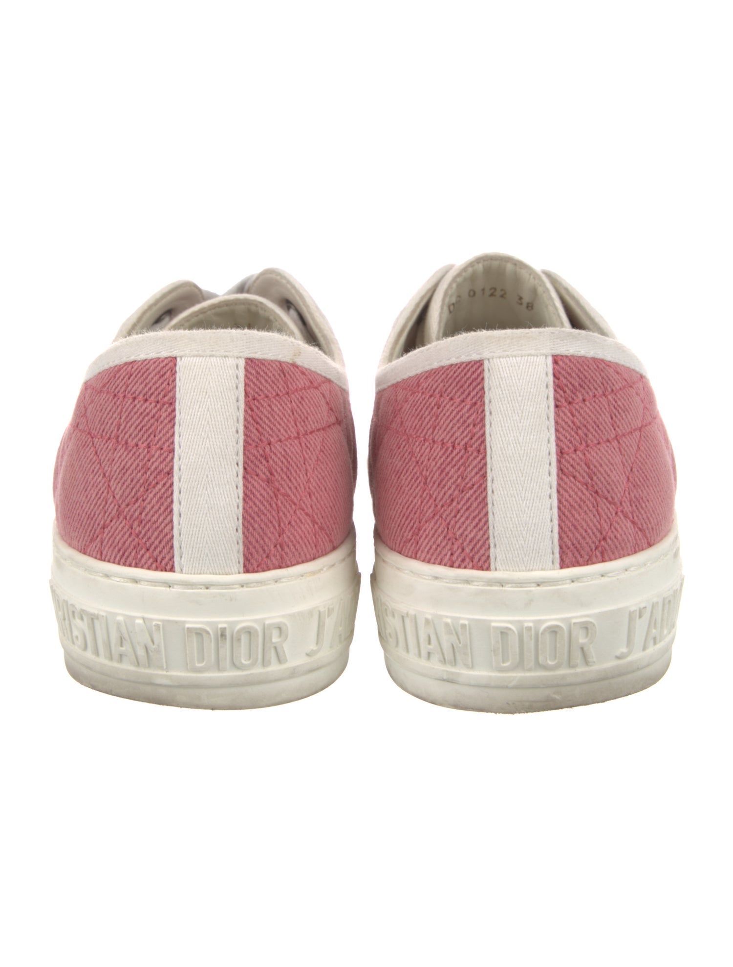 Christian Dior Walk' n' Dior Cannage Denim 'Pink' Sneakers